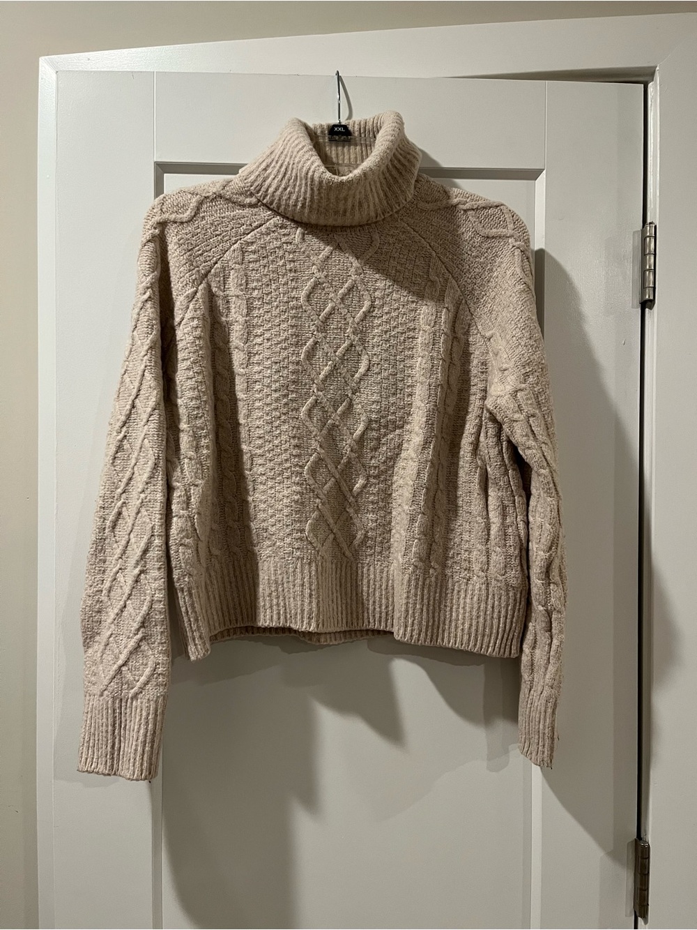Cable Knit Turtleneck Sweater